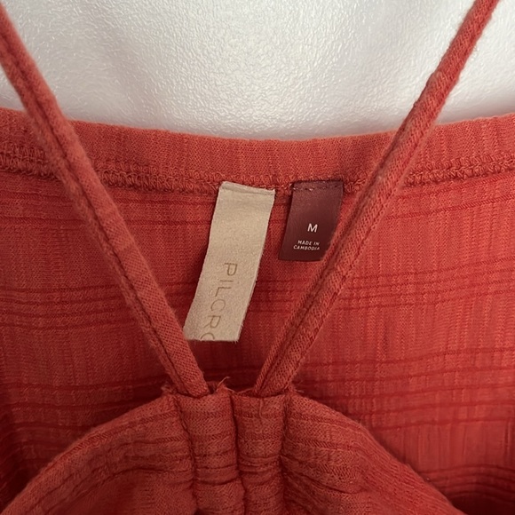 PILCRO | Ruched Ribbed Halter Sz M - Picture 5 of 5